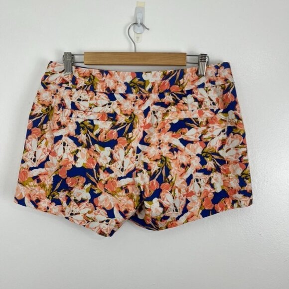 J Crew Factory Floral Stretch Cotton Shorts - Picture 3 of 5